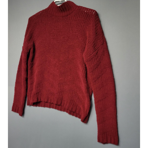 York & Hudson Sweater Womens XL Textured Zig Zag Chevron Pullover Soft Knit - Picture 3 of 12